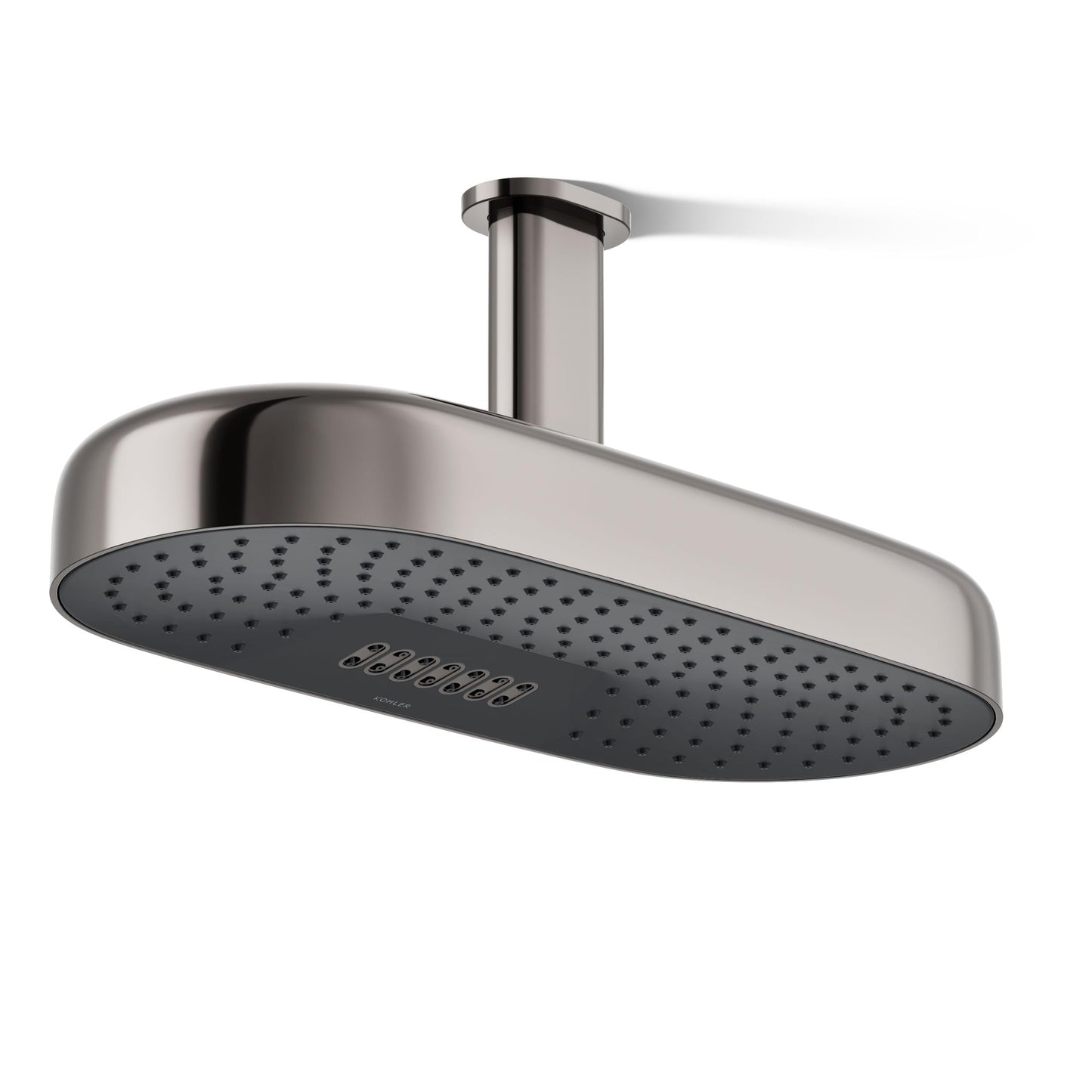 Kohler 26297-2MB Statement® Oblong 18" two-function rainhead, 2.5 gpm, Vibrant Brushed Moderne Brass