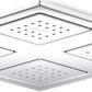 Kohler 98740-CP WaterTile® Rain Overhead shower panel with four 22-nozzle sprayheads, Polished Chrome