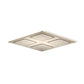 Kohler 98740-CP WaterTile® Rain Overhead shower panel with four 22-nozzle sprayheads, Polished Chrome