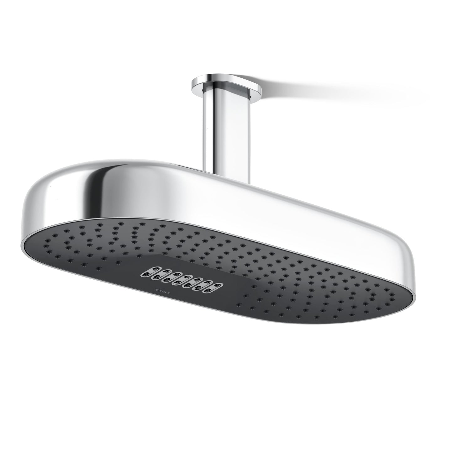 Kohler 26297-2MB Statement® Oblong 18" two-function rainhead, 2.5 gpm, Vibrant Brushed Moderne Brass