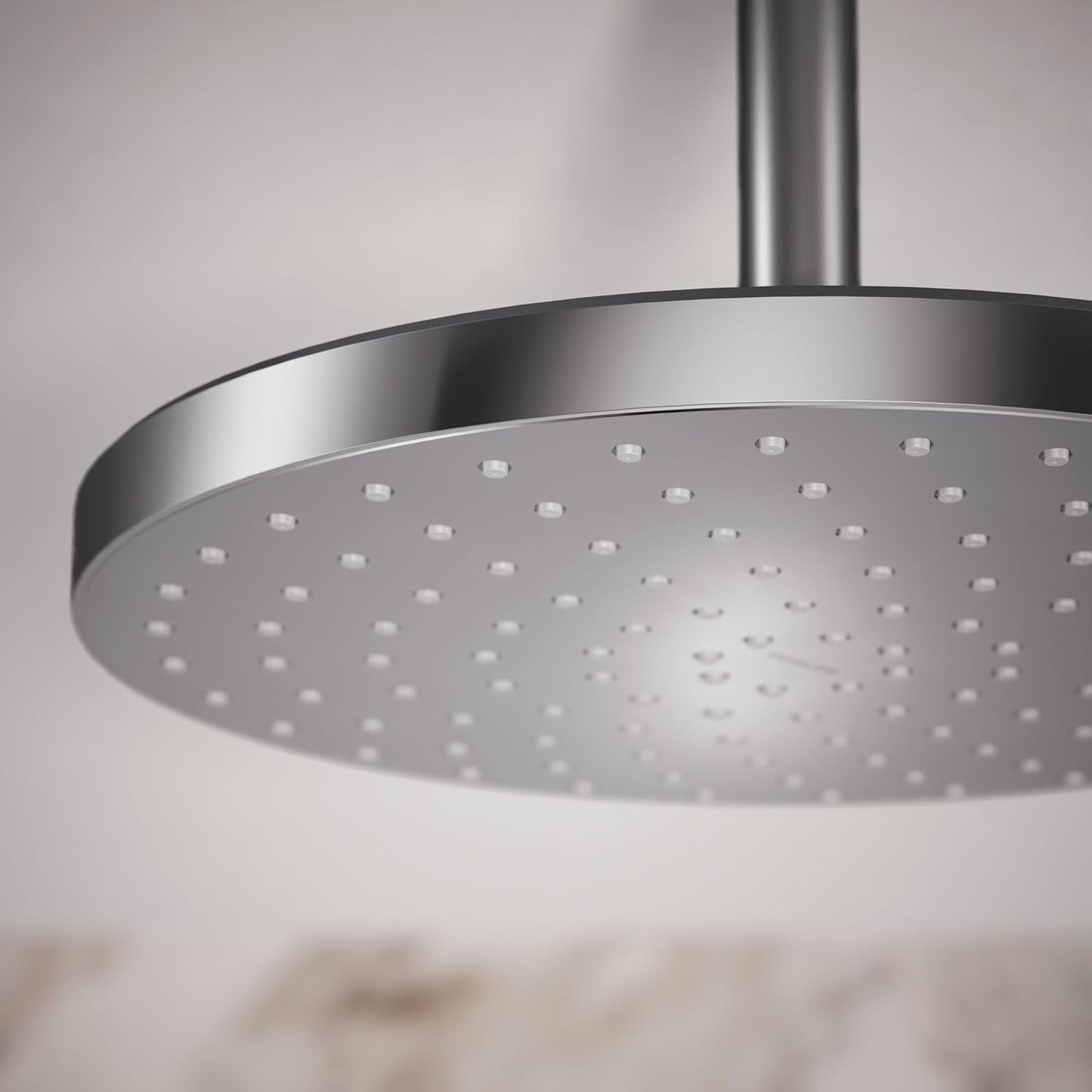 KOHLER 76465-G-CP Awaken® 10" Rain Shower Head, Single-Function Rainhead, Easy to Clean Surface, 1.75 GPM, Polished Chrome