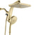 High Pressure Rain Shower Head: Upgrade Shower Heads with Handheld Spray Combo with Fixed Showerhead and 10 Sprays Handheld Shower Head, Detachable Shower head Built-in Magnetic Docking and Power Jets