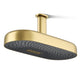 Kohler 26297-2MB Statement® Oblong 18" two-function rainhead, 2.5 gpm, Vibrant Brushed Moderne Brass