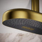 Kohler 26297-2MB Statement® Oblong 18" two-function rainhead, 2.5 gpm, Vibrant Brushed Moderne Brass