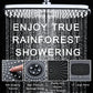 High Pressure Rain Shower Head: Upgrade Shower Heads with Handheld Spray Combo with Fixed Showerhead and 10 Sprays Handheld Shower Head, Detachable Shower head Built-in Magnetic Docking and Power Jets