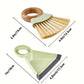 [1set Mini Broom] 1set Mini Desktop Broom Duster Set | Hangable with Hook Accessories for Sweeping Desktop Keyboard Window Crevice Dust Pet Waste